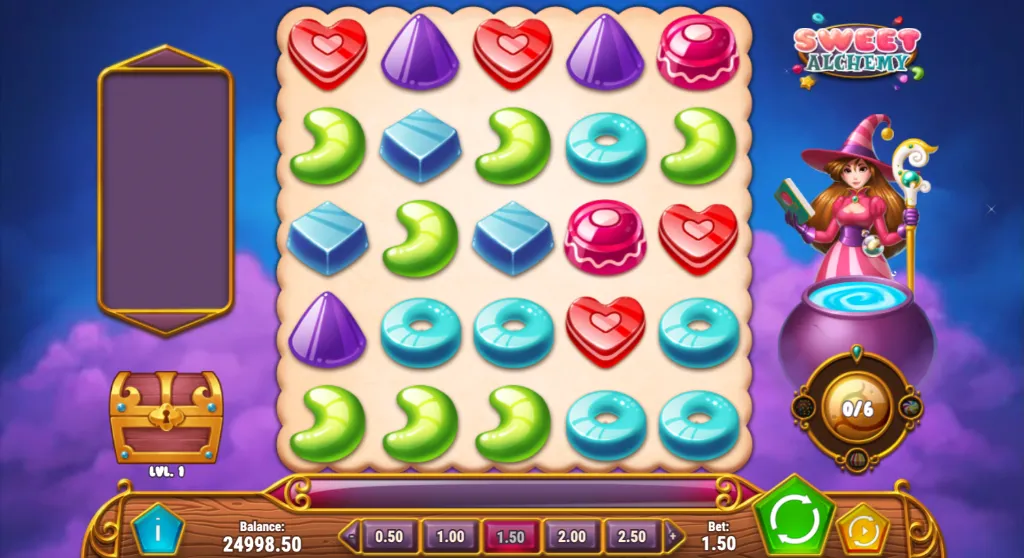 Μπόνους χαρακτηριστικά στο παιχνίδι Sweet Alchemy